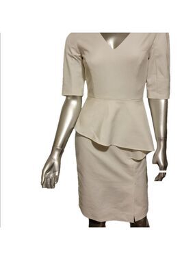 Antonio Melani Sheath Dress Off White Size 0